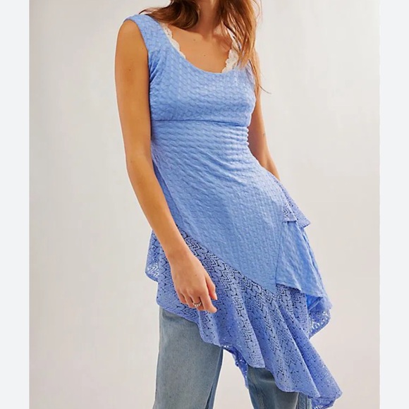 Free people blue dress - Picture 1 of 4